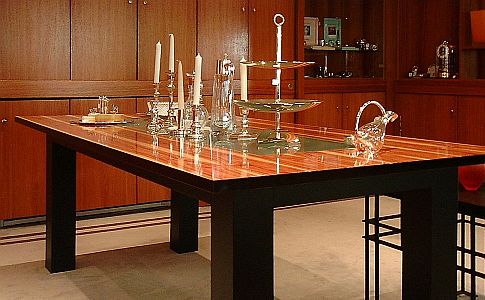 Rosenholztisch 2 m